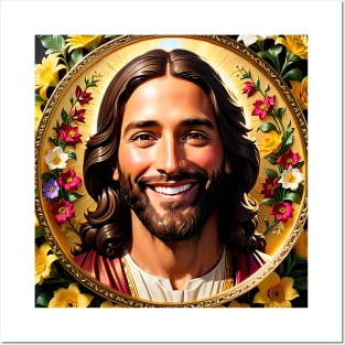 The flowers of Christ Jesus: The spring of salvation in my life! Happy Jesus! Posters and Art